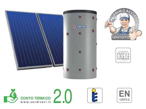 Sistema Termico Ti Cordivari Eco Combi Doppio Scambio Lt Mq