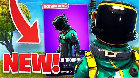 NEW TOXIC TROOPER AND HAZARD AGENT SKIN GAMEPLAY FORTNITE BATTLE