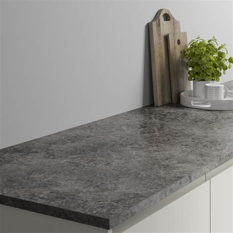 Howdens 3m X 38mm Square Edge Character Stone Laminate Worktop Howdens