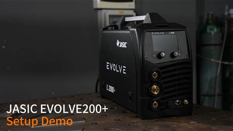 JASIC EVOLVE200 Welding Machine Quick Setup Demo Double Pulse MIG