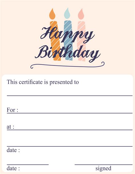 50th Birthday Certificate - 10 Free PDF Printables | Printablee