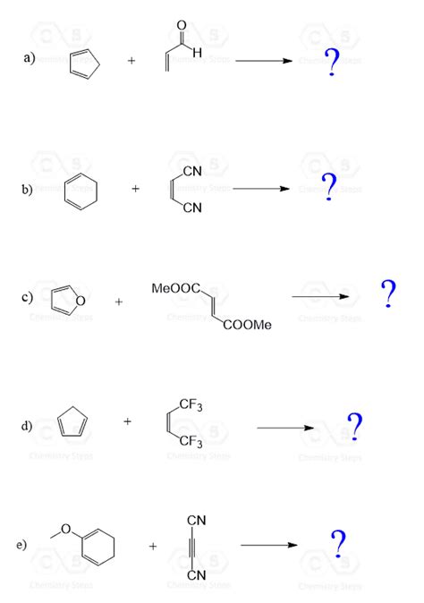 Endo And Exo Products Of Diels Alder Reaction With Practice Problems Chemistry Steps