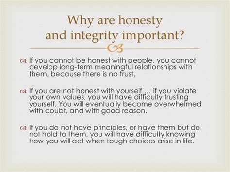 Honesty Integrity Revised Honesty And Integrity Honesty Quotes Life