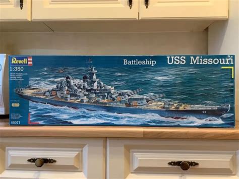 REVELL USS MISSOURI BATTLESHIP 1 350 SCALE No 05071 VINTAGE MODEL