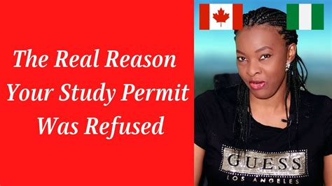 The Real Reason Why Your Study Permit Application Was Refused Youtube