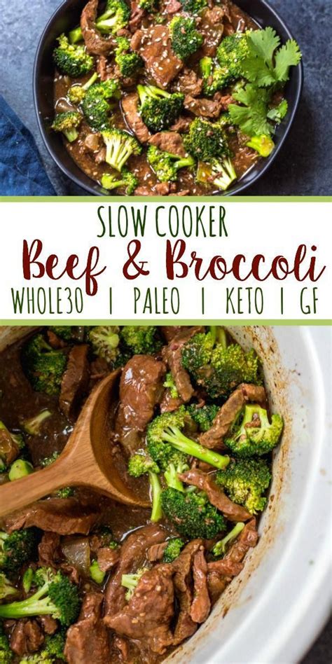 Slow Cooker Beef Broccoli Slow Cooker Recipes Healthy Broccoli Beef