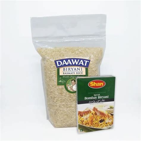 Beras Basmati Dan Bumbu Biryani Kg Nasi Briyani Instan Paket Basmati