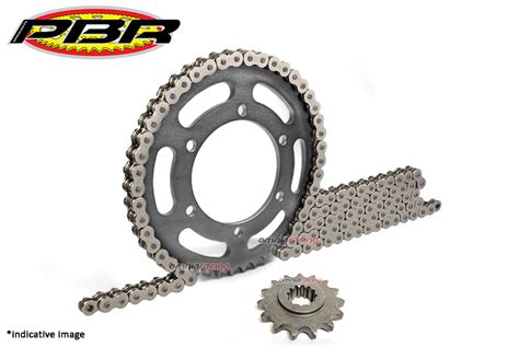 Complete Final Transmission Kit Sprockets Chain Pbr Ek For Peugeot