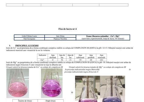 AcademiaABC Fișe de lucru Chimie Identificarea cationilor și