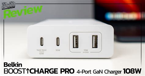 Belkin Boost Charge Pro Port Gan Charger W Belkin Boost