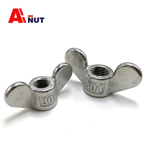 M4 M24 Stainless Steel Wing Nuts Antirust Sus304 Wing Nut High