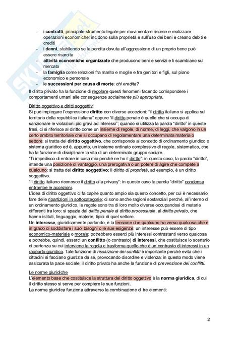 Riassunto Esame Istituzioni Di Diritto Privato Prof Farneti Marcello