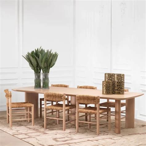 Eichholtz Dining Chair Cosby Natural Wilhelmina Designs