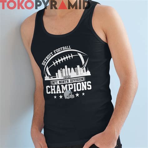 Detroit Skyline 2023 Nfc North Champions Shirt Tokopyramid