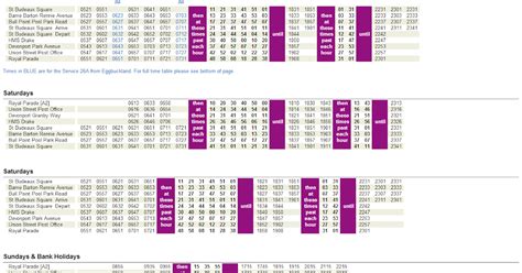 Plymothian Transit Citybus Timetables 26