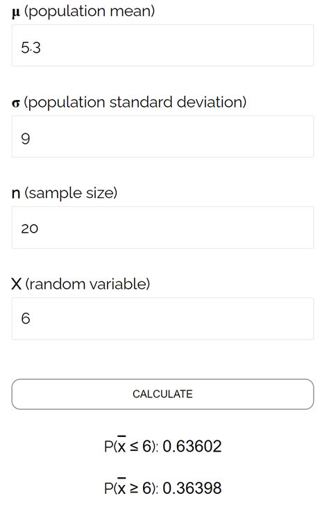 How To Calculate Sampling Distributions In Excel Online Statistics