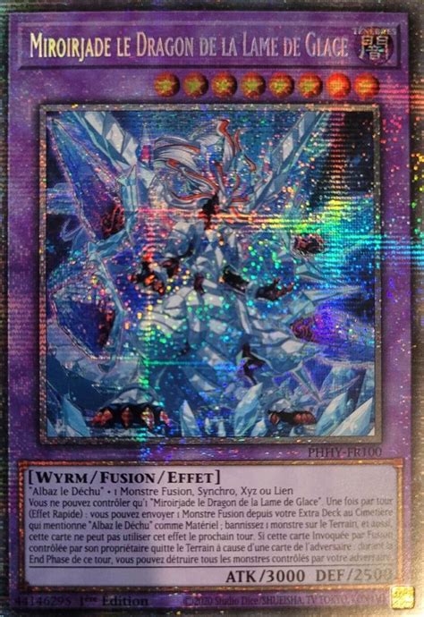 Phhy Fr Miroirjade Le Dragon De La Lame De Glace Yu Gi Oh