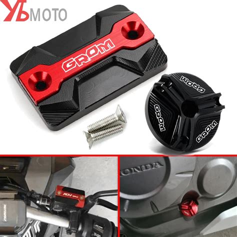 Motorcycle CNC Engine Oil Filler Cap Plug For Honda MSX125 Grom 2013