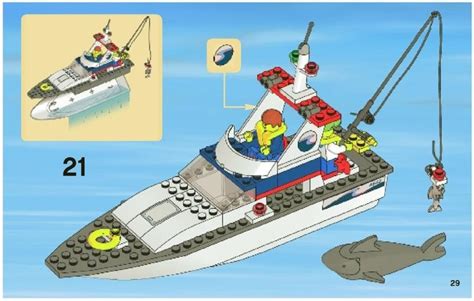 Lego Anleitung Anzeigen Fishing Boat Lego Bauanleitungen Und