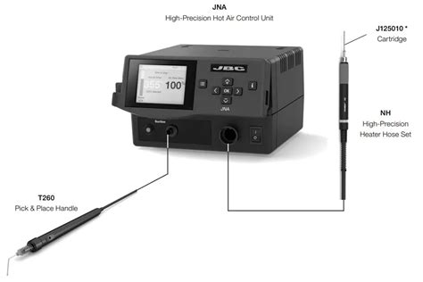 JBC JNA 9B 100 V High Precision Hot Air Station Instruction Manual
