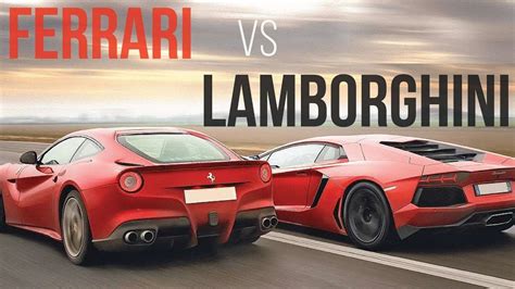 Ferrari versus Lamborghini: Comparison, Differences and Performance