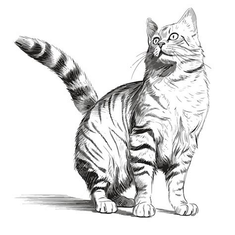 Premium Vector | Sketch of a cat