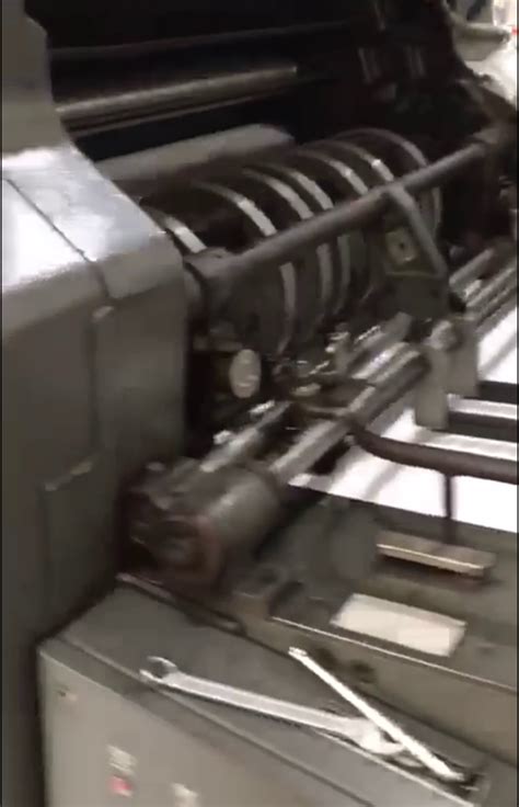 Impressora offset Heidelberg MO FH ano 1989 AC Máquinas