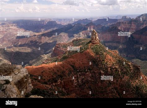 Mount Hayden From Point Imperial North Rim Grand Canyon National Park