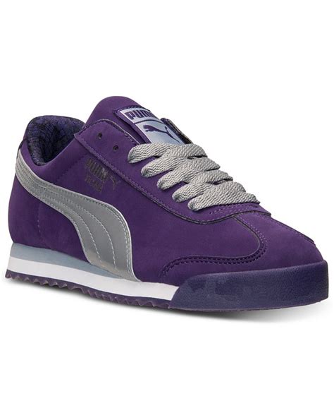 Puma Womens Roma Nubuck Tort Sneakers From Finish Line Macys