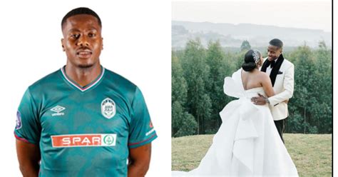 Amazulu Fc Striker Bongi Ntuli Marries Clubs Ceo Sinenjabulo Zungu