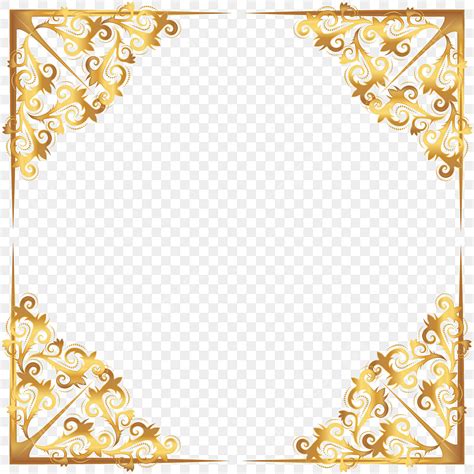 Golden Luxury Frame Vector Hd Png Images Thai Frame Design With Luxury