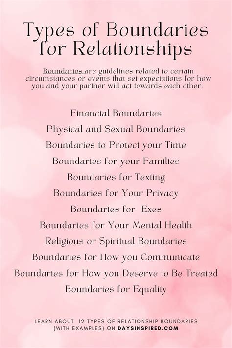 12 Boundaries To Set For A Healthy Relationship With Examples Artofit