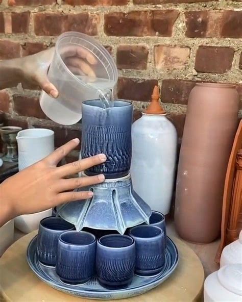 Love In Pottery On Instagram Satisfying Brilliant Ceramic Fountain