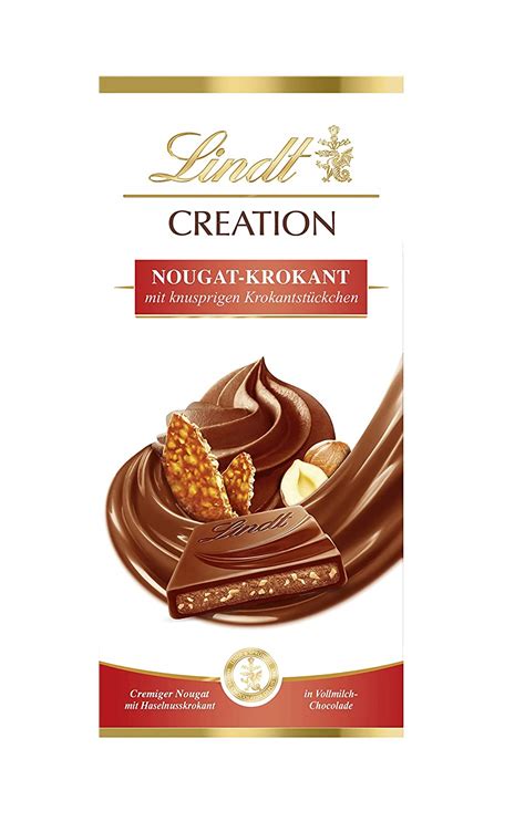 Lindt Schokolade Creation Nougat Krokant G Tafel Cremiger