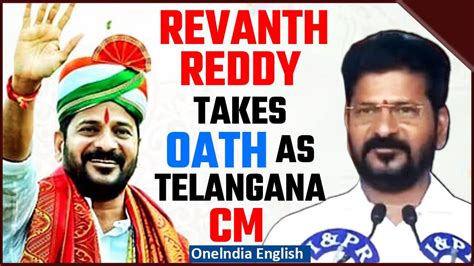 Congress Leader Revanth Reddy Takes Oath As One News Page Video