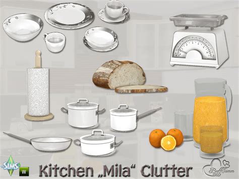 The Sims Resource - Kitchen Clutter Mila