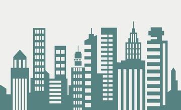 Premium Vector | Silhouette cityscape illustration or cityscape vector art