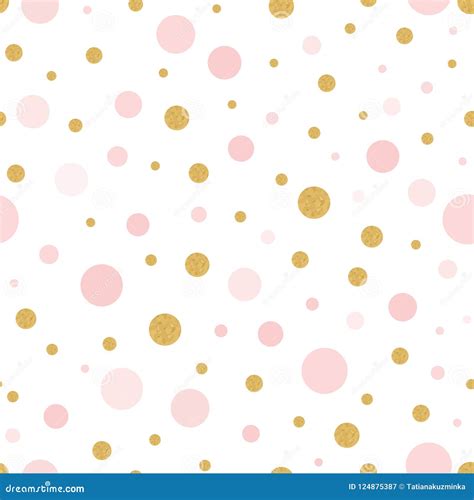 Light Pink And White Polka Dot Background