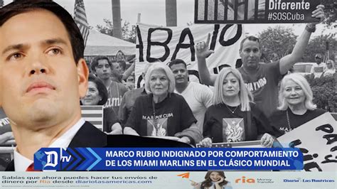 El Diario En Segundos Marco Rubio Opina Sobre Marlins