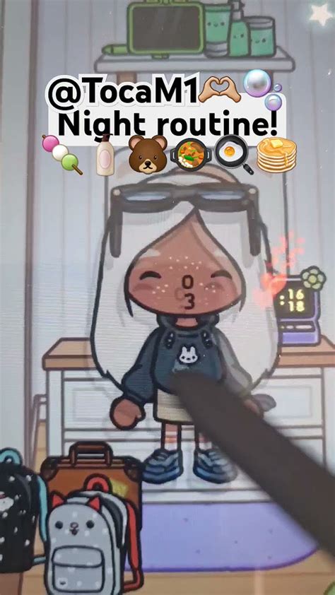 Night Routine🧴🍡🫧 Shots Tocaboca Tocaworld Tocalife Aesthetic