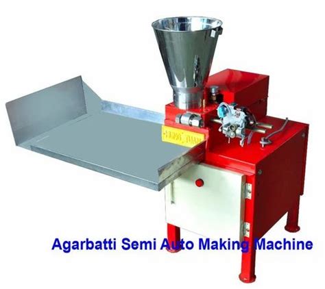 Iron Agarbatti Semi Automatic Machine Production Capacity 5 10 Kg Hr