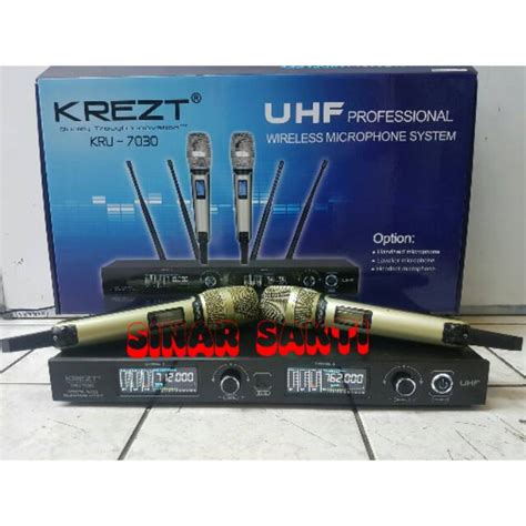 Jual Mic Wireless Krezt Kru Multi Channel Original Shopee