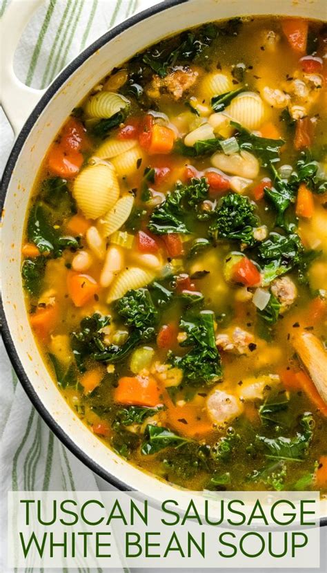 Cozy Tuscan Sausage Soup Recipe For Cold Nights