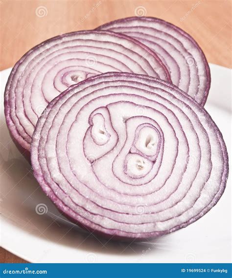 Sliced Fresh Red Onion Isolated Stock Photo Image Of Food Health