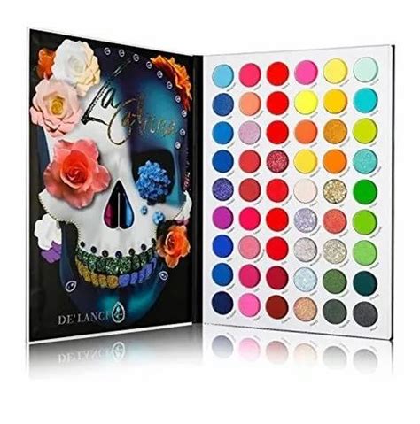 Black Delanci La Catrina 54 Colors EyeShadow Palette For Personal