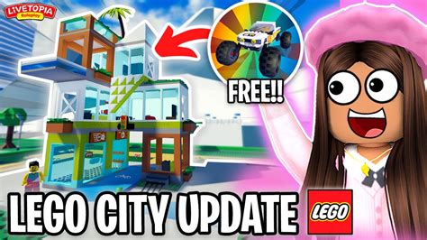 NEW LEGO CITY UPDATE FREE LEGO VEHICLES In LIVETOPIA Roleplay