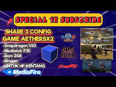 Special K Subscriber Config Game Aethersx Untuk Hp Kentang