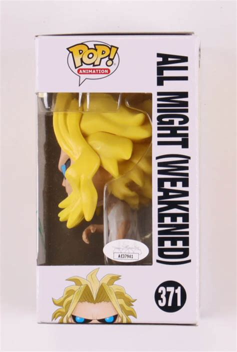 Christopher Sabat Signed "My Hero Academia" #371 All Might (Weakened) Funko Pop! Vinyl Figure ...