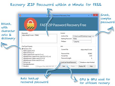 Fast Zip Password Recovery Free Free Zip Password Recovery Software