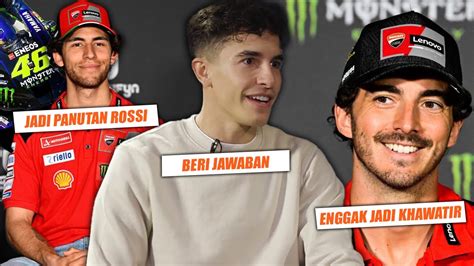 Marc Marquez Beri JawabanFrancesco Bagnaia Tak Jadi Khawatir